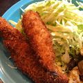 kookuro's cooksnap of when they made 魚肉ソーセージのフライ.