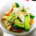 鈴宮蒼's cooksnap of when they made 竹輪＆もやし*きゅうりde簡単*ごま和え.