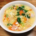 Kaiyotaem's cooksnap of when they made *ふわとろ酸辣湯（サンラータン）うどん*.