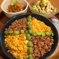 中村ベーカリー's cooksnap of when they made 我が家no牛そぼろ卵のニ色丼.