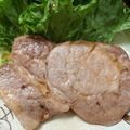 さゅりーん's cooksnap of when they made 厚切り豚ロースでごちそう照り焼きステーキ.