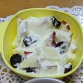 ゆけり３兄弟's cooksnap of when they made 皮付きりんごヨーグルト.