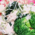 みっくママ's cooksnap of when they made わかめ♧水菜♧鶏肉の柚子胡椒マヨサラダ.