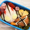 9vanilla's cooksnap of when they made キャラ弁☆ウルトラマン X エックス.