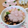 クックI7I5L1☆'s cooksnap of when they made ひなまつりに♪白玉で桃の花♡.