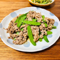 ねっちゃんっ's cooksnap of when they made 簡単❀牛肉と絹さやの醤油炒め.