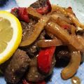 メリケンキッドママ☆'s cooksnap of when they made 塩麹漬け牛もも肉のステーキ　レモンソース.
