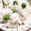 uやっちんu's cooksnap of when they made 豆の色が白くならないグリーン！ピースご飯.