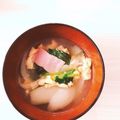 Reeeeei's cooksnap of when they made ベーコンとほうれん草のふわふわ卵スープ.