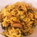 Mayumi731's cooksnap of when they made 炊飯器で簡単♡カレーピラフ.