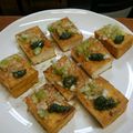 クックZTZ10H☆'s cooksnap of when they made 青じそチューブ乗せ厚揚げめんつゆ焼き.