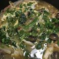 shoyshoy's cooksnap of when they made 豆板醤で。牛肉のユッケジャンクッパ風！.