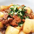 ミカ★ヅキ's cooksnap of when they made 豚挽肉で作る肉じゃが（ほんだし風味）.