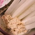 momocookin's cooksnap of when they made カンタン鮭ディップの大根スティック.