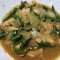 ユーロン's cooksnap of when they made 簡単一品☆鶏肉と隠元のオイスター炒め煮.