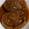 mocomoco♪'s cooksnap of when they made 旦那も子供も喜ぶ☆簡単！煮込みハンバーグ.