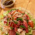 アツシの嫁's cooksnap of when they made 自家製ドレッシング♡サーモンカルパッチョ.