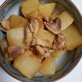 ショコラメロン's cooksnap of when they made 大根と鶏もも肉のオイスター煮.