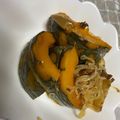 sqkitamu's cooksnap of when they made ひき肉でおかず感アップ かぼちゃの煮物.