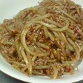 ともつぅん's cooksnap of when they made モヤシと挽肉のピリ辛炒め.