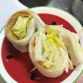 Dyayoi's cooksnap of when they made お弁当に♪竹輪＆レタスのぎゅうぎゅう巻き.