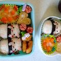 やさいぃぃぃ's cooksnap of when they made 俵deぶたちゃん巻おにぎり＊キャラ弁.
