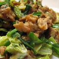 美しきロクサーヌ's cooksnap of when they made 豚ニラ生姜焼き丼.