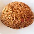 めめんも's cooksnap of when they made 完全再現！？台湾風ブラックチャーハン！.
