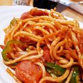 黒鯛一直線's cooksnap of when they made 焼きそば麺でナポリタン.