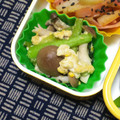 nosso's cooksnap of when they made 小松菜としめじの卵炒め.