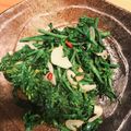 pisang128's cooksnap of when they made 菜の花のペペロンチーノ◎お弁当に♪.