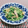 Satoco❋'s cooksnap of when they made だしマヨ醤油でチャチャっと♪水菜の炒め.