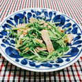 Satoco❋'s cooksnap of when they made だしマヨ醤油でチャチャっと♪水菜の炒め.
