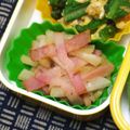 nosso's cooksnap of when they made ベジ♪だいこんのベーコン炒め.