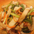 クック5913HC☆'s cooksnap of when they made かぶの葉とさつま揚げの蒸し炒め.