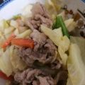 AiYuKE's cooksnap of when they made 豚こまとキャベツのごま味噌炒め♪.