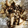 ＊キーツニャン＊'s cooksnap of when they made 簡単★塩こんぶｄｅきのこのホイル包み焼き.
