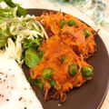 まんまるらあて's cooksnap of when they made サクッサク！人参とグリンピースのかき揚げ.