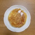 Celica0525's cooksnap of when they made ギリシャヨーグルトのもちもちパンケーキ.