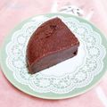 咲月優騎's cooksnap of when they made * 炊飯器DEガトーショコラ *.