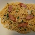 みかんおばちゃん's cooksnap of when they made 手抜きごはん❤炊飯器で和風スパゲッティー.