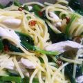 mizuki0uq's cooksnap of when they made ほうれん草と鶏ササミのパスタ.
