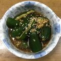 クックP8KGHH☆'s cooksnap of when they made ピリッと旨辛☆中華風たたきキュウリ.