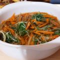 三兄弟マミー's cooksnap of when they made 水菜と人参のレンジ煮浸し【作りおき】.