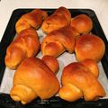 れこれ's cooksnap of when they made 低糖質 ふすまパンミックスで塩パン.