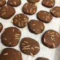 みさきＲＲ's cooksnap of when they made ＊さくさく♪アーモンド ココアクッキー＊.