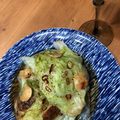 ☻☻☻☻☻☻☻☻☻☻'s cooksnap of when they made レタスとアンチョビにんにくのホットサラダ.