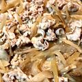 Mariyuyuki's cooksnap of when they made ごぼう香る♪味噌すき丼.
