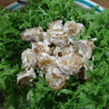 亀と空's cooksnap of when they made わさび菜とホタテのサラダ☆柚子マヨソース.