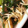 REI♡'s cooksnap of when they made 豚バラ厚揚げニラ炒め.